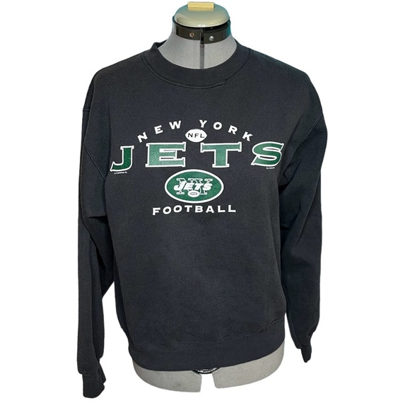 Vintage Lee Sport 90s NY Jets Crewneck Pullover Size Large NFL Football - Picture 1 of 9